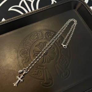 Chrome Hearts クロムハーツ ヴィンテージツイストファイブスターダブルペンダントネックレス