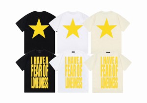 GOTNOFEARS スローガン ファッション カジュアル Tシャツ 半袖