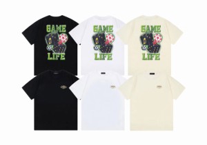 GOTNOFEARS ゆったりスローガンTシャツ半袖