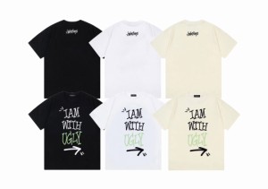 GOTNOFEARSファン・ワイド・ルーズ・Tシャツ 半袖