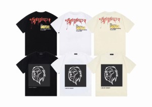 GOTNOFEARS Tシャツ ライオン 薄手生地 ワイドフィットTシャツ 半袖