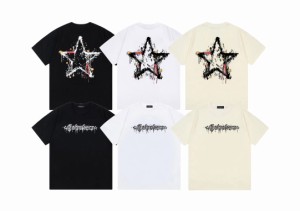  GOTNOFEARS Tシャツ 半袖 ペイント・スプラッター・ロゴ 