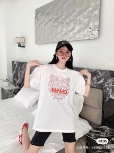   Kenzo タイガー刺繍半袖Tシャツ