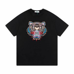  Kenzo   ヘビーデューティー刺繍半袖Tシャツ  