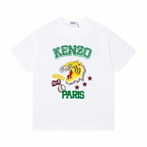  Kenzo アメリカン・クラシック・ルーズ・ショート・スリーブTシャツ