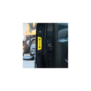 「送料無料」[OPEN]反射シール 安全用品 デコ [1セット4枚] 車用 くるま ステッカー カー 可愛い トヨタ ホンダ シール 赤 黄