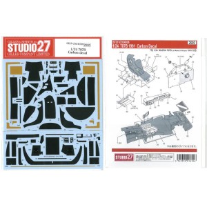 1/24 787B カーボンデカール(T社1/24787B Le Mans24h対応）