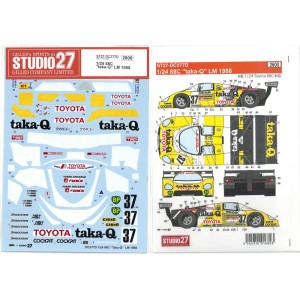 1/24 TOYOTA 88C "taka-Q" LM 1988【スタジオ27 ST27-DC377D】