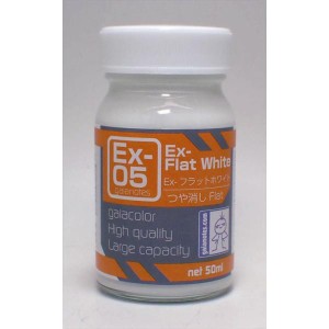 塗料 プラモデル Ex-05 Ex-フラットホワイト 50ml【ガイアノーツ ガイアカラー 30015 EX-05】