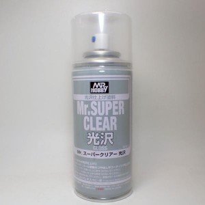 塗料 プラモデル Mr.スーパークリアー 光沢（溶剤系スプレー）【GSIクレオス B513】