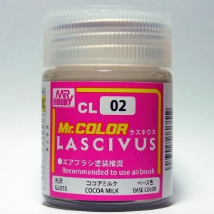 塗料 プラモデル CL02 ココアミルク 18ml＜光沢＞【GSIクレオス Mr.カラー LASCIVUS ラスキウス】