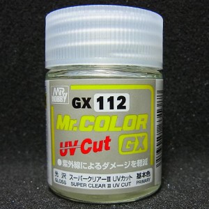 塗料 プラモデル Mr.カラーGX スーパークリアーIII UVカット 光沢【GSIクレオス GX112】