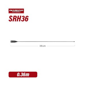 第一電波工業 SRH36 144/430MHz帯フレキシブルハンディーアンテナ レピーター対応型 ダイヤモンド