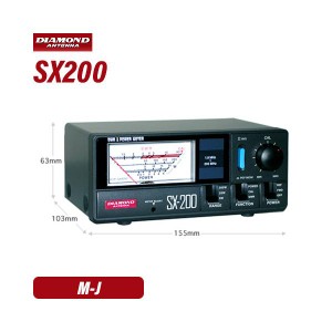 第一電波工業 SX200 ダイヤモンド 通過形SWR・パワー計(1.8〜200MHz)