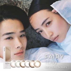 【2箱セット】(1箱10枚) FAIRY フェアリーワンデーニュートラル カラコン [neutral-10p][SI]