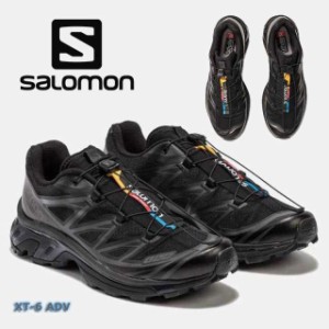 SALOMON サロモン ブラック XT-6 ADV トレイルランニング スニーカー ハイキング トレイルランニング シューズ 靴 山登り 男女兼用