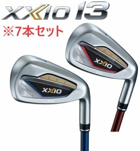 【セット販売】【7本セット】ダンロップ XXIO13 ゼクシオ13 ネイビー/レッド アイアン7本セット MP1300