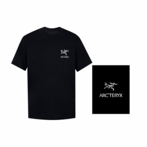 アークテリクス 半袖Tシャツ ARCTERYX シルバー刺繍ロゴ 半袖 メンズ レディース Tシャツ