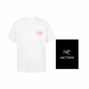 ARCTERYX 半袖Tシャツ ピンクバードロゴ半袖ユニセックスTシャツ