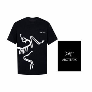 ARCTERYX 半袖ブラック Tシャツ バードロゴ 半袖 メンズ レディース Tシャツ