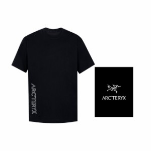ARCTERYX 半袖Tシャツ ロゴ 半袖ブラック メンズ レディース Tシャツ