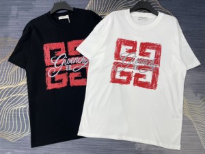    Givenchy ジバンシー 2024年春夏新作 文字 LOGO メンズ レディース 半袖Tシャツ