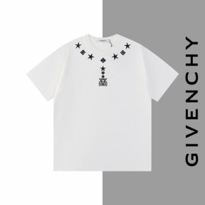 Givenchy ジバンシィ ジバンシィ ペンタグラム ネックレス 刺繍 半袖 メンズ レディース