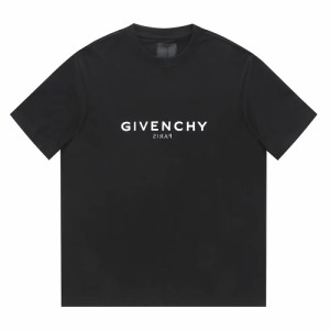 GIVENCHY/ジバンシィ シンプルグラデーション刺繍ロゴ半袖Tシャツ