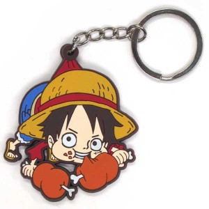 ONE PIECE つままれキーホルダー ルフィ