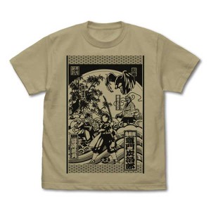 鬼滅の刃 Tシャツ SAND KHAKI-M