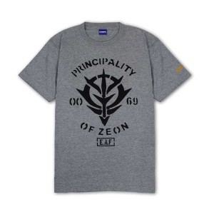 機動戦士ガンダム ヘビーウェイトTシャツ ジオン地球方面軍 MIX GRAY-S