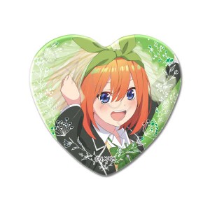 五等分の花嫁 ハート型缶バッジ 第5弾 YD 四葉