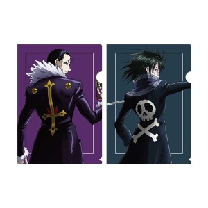 HUNTER×HUNTER 描き下ろし 戦う背中ver. クリアファイル2枚セット クロロ＆フェイタン