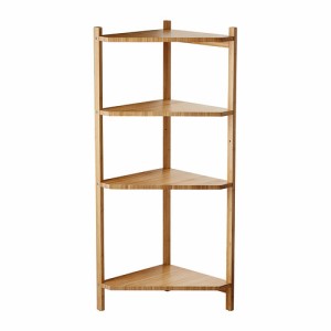 【IKEA -イケア-】RAGRUND -ローグルンド- コーナー シェルフ ユニット 隙間収納 竹 34x99 cm (202.530.82)