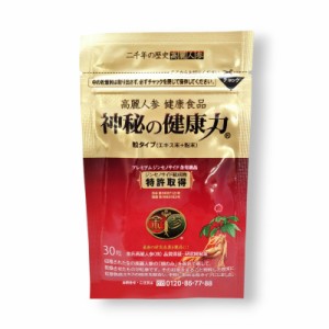 神秘の健康力 レギュラー 9g ( 300mg×30粒 ) 粒タイプ 金氏高麗人参 