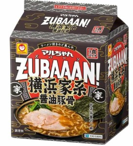 マルちゃん ZUBAAAN！ 横浜家系醤油豚骨 3食パック ×4袋