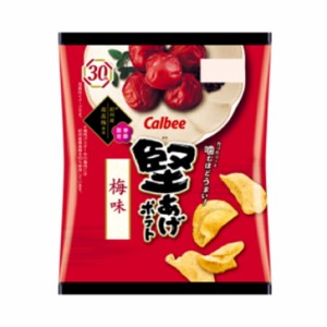 訳あり カルビー 堅あげポテト 梅味 60g×12袋(賞味期限：2024年7月）