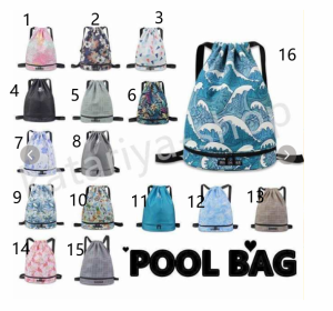 プールバッグ ２層タイプ 男の子 女の子 2ルーム 2段 大容量 スイミング プール 水泳 スイムバッグ ビーチバッグ