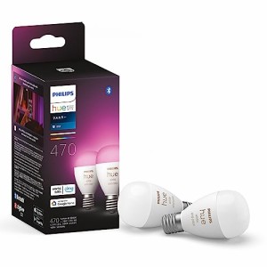 フィリップスヒュー(Philips Hue) Philips Hue スマート電球 E17 40W フルカラー 2個 セット - フィリップスヒ