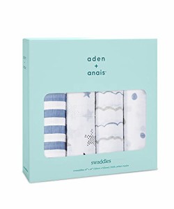 aden + anais(エイデンアンドアネイ) おくるみ ガーゼ ベビー 【 日本正規品 aden + anais おくるみ 4枚 セット r