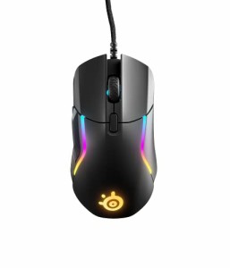 SteelSeries ゲーミングマウス 有線 超軽量 IP54規格 防水 防塵 SuperMeshケーブル 10ゾーンRGBイルミネーション