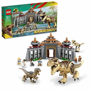 レゴ(LEGO) ジュラシック・ワールド ビジターセンター:T-レックスとラプトルの襲来 クリスマスギフト クリスマス 76961 おもちゃ ブ