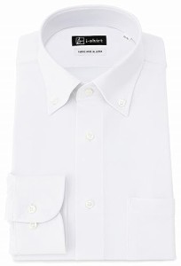 [アイシャツ] i-shirt 完全ノーアイロン ストレッチ 超速乾 レギュラーフィット 長袖 アイシャツ ワイシャツ メンズ ホワイト 無地