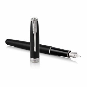 PARKER パーカー 万年筆 ソネット マットブラックCT 細字 18金ペン先 ギフトボックス入り 正規品 1950879ASZ