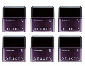 ナンバースリー DEUXER(デューサー) ドライペーストワックス6(6個セット) ヘアワックス フローラルベリー バイオレット 6個