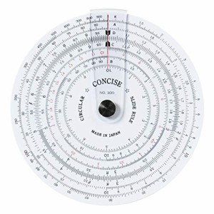 コンサイス 定規 円形計算尺 300 100829