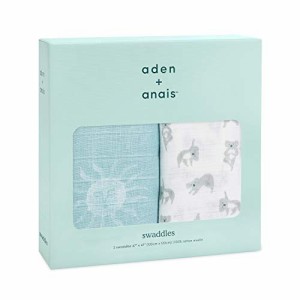 aden + anais(エイデンアンドアネイ) 【日本正規品】出産祝い ベビーギフト モスリンスワドル おくるみ Now+Zen 120x12