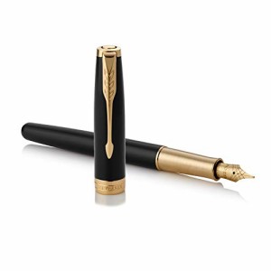 PARKER パーカー 万年筆 ソネット ラックブラックGT 細字 18金ペン先 ギフトボックス入り 正規品 1950550