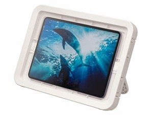 リズム(RHYTHM) タブレット 防水ケース 【 日本製 】 防水 IPX7 相当 お風呂 OK 角度調節可能な収納 スタンド ・ 壁掛け 背