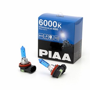 PIAA(ピア) ヘッドランプ/フォグランプ用 ハロゲンバルブ H11 6000K ストラスブルー 車検対応 2個入 12V 55W(100W相